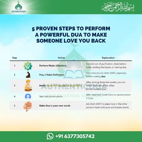 Dua  to make someone love you back